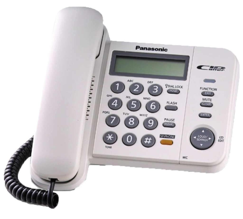 Corded Telephone White